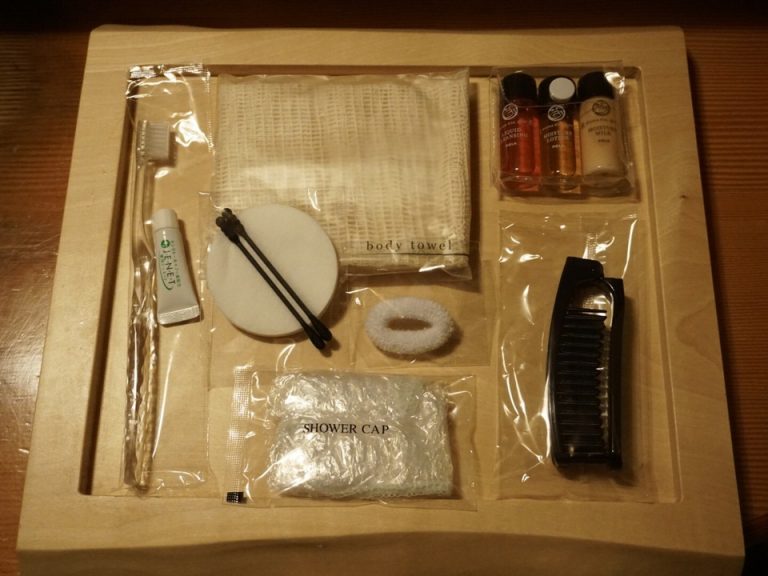 アメニティを並べてみました