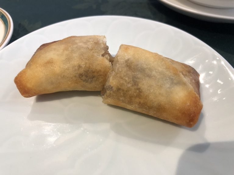 キノコの春巻き