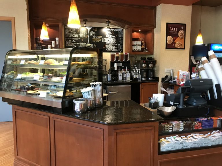 1階にはカフェがありました。