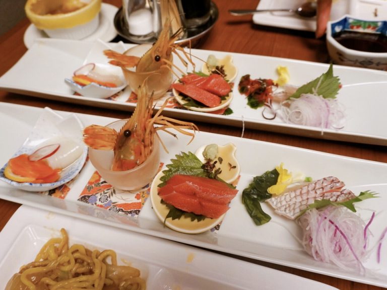 湖の栖宿泊者限定選べる特別料理お刺身