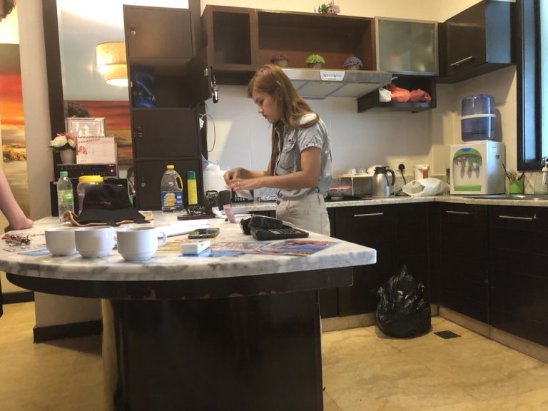 マッサージの受付