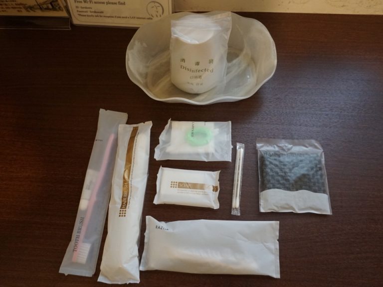 アメニティは必要最低限です