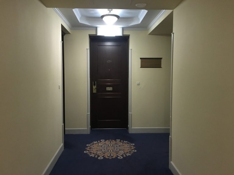 客室入口付近廊下