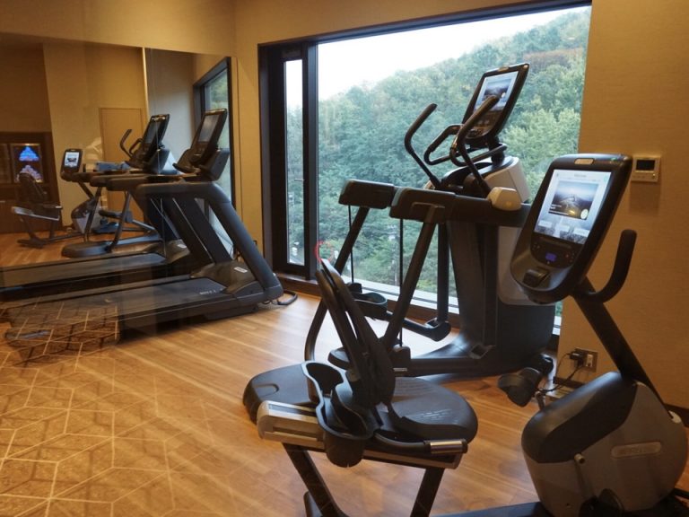 小さなジムもあります