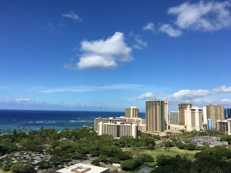 ベランダからの展望