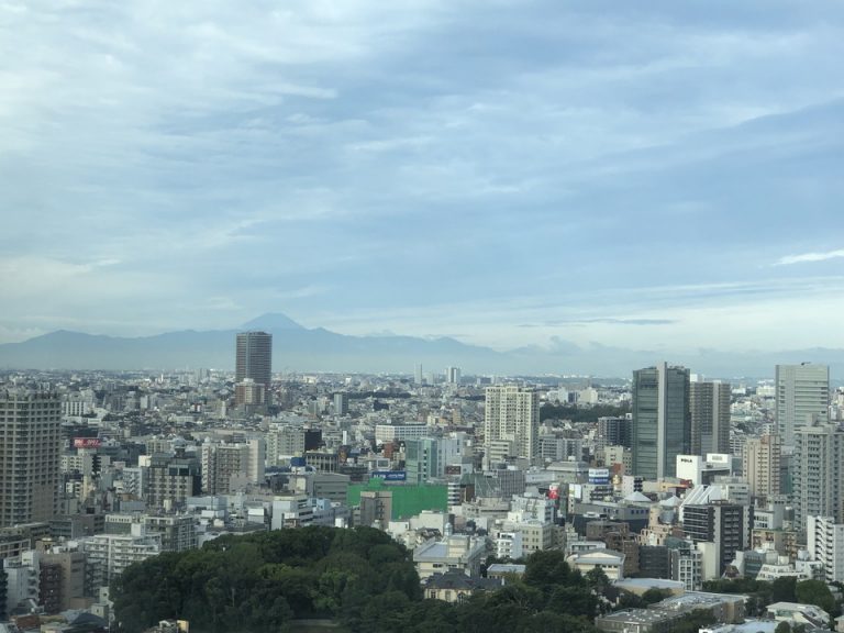 スッピンの富士山