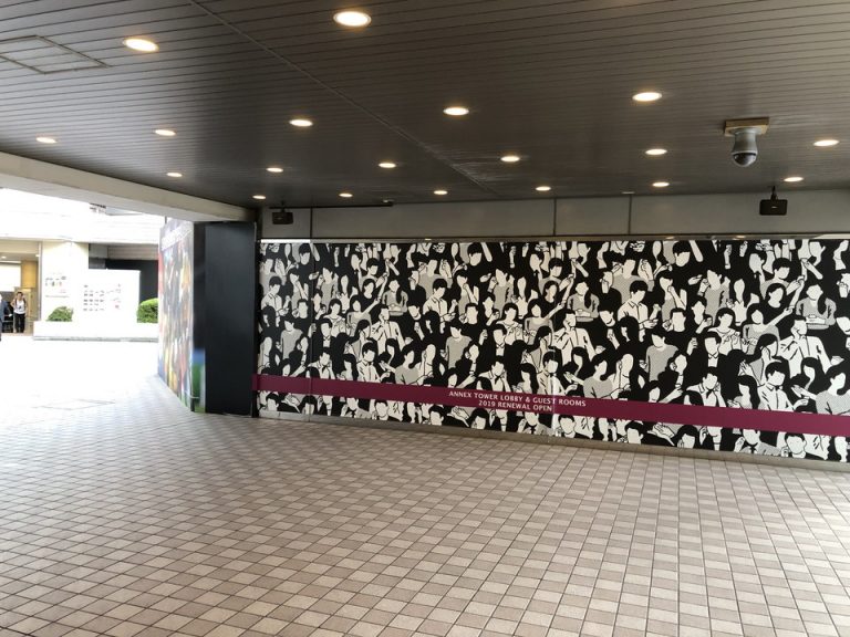 アネックスタワー1Fエントランスからみた風景