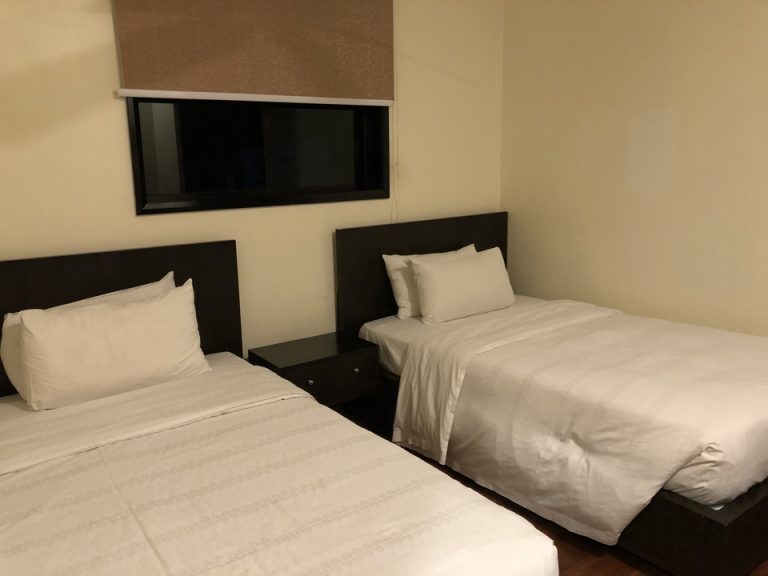 ゲストルームのベッド