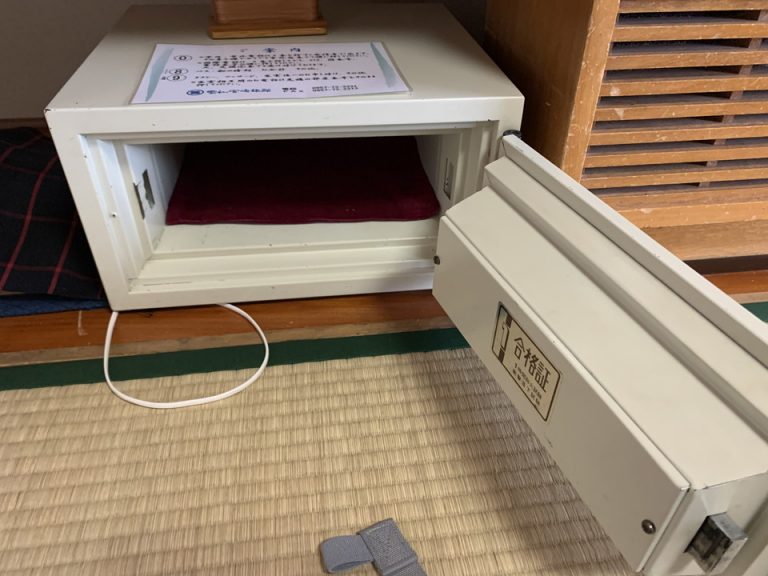 セーフティボックス(開けた状態)