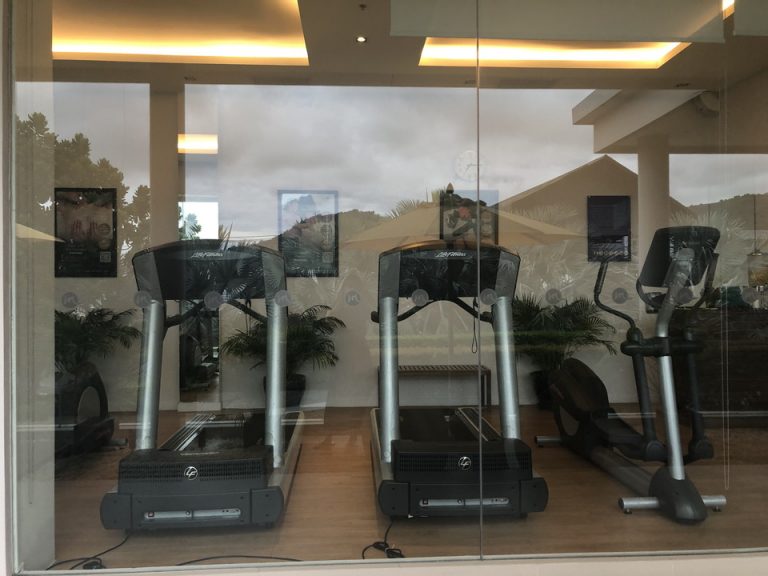 ランニングマシーンも。