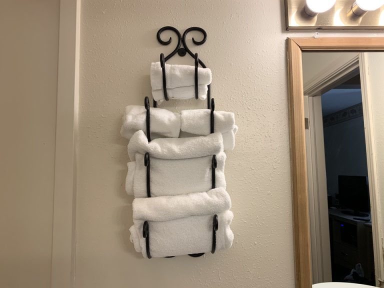 タオルの置かれ方もおしゃれです。枚数も十分にありました。