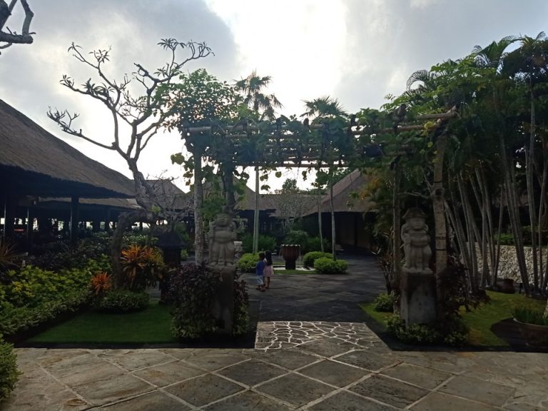 朝食会場入り口