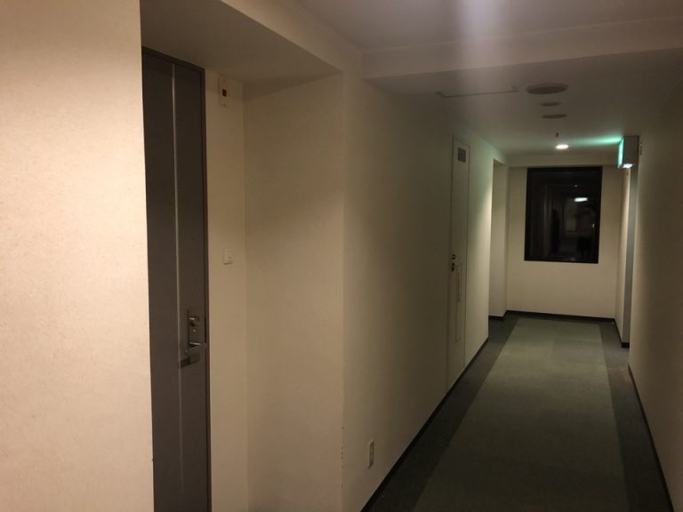 客室入口付近廊下
