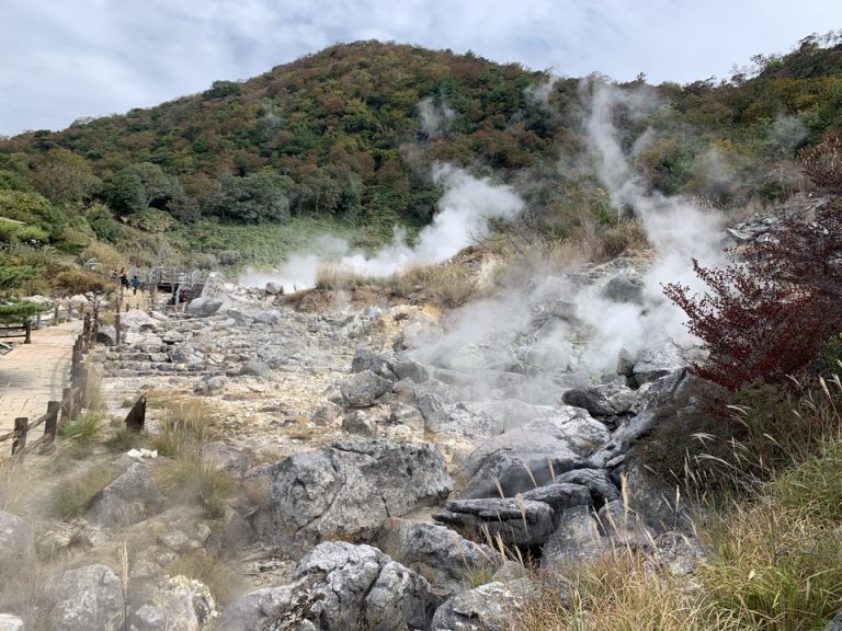 観光スポット(雲仙地獄)