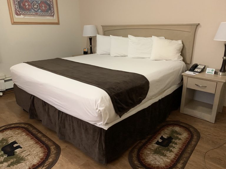 日本のベッドよりも高さがありますが、とても寝心地が良かったです。