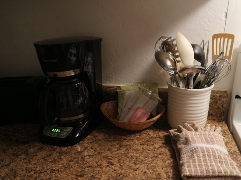 キッチンに有るカフェコーナー