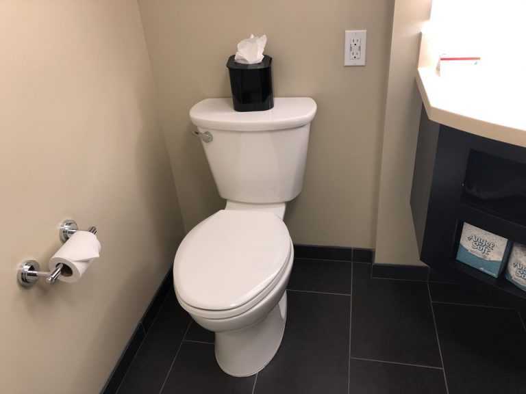 トイレはきれいです