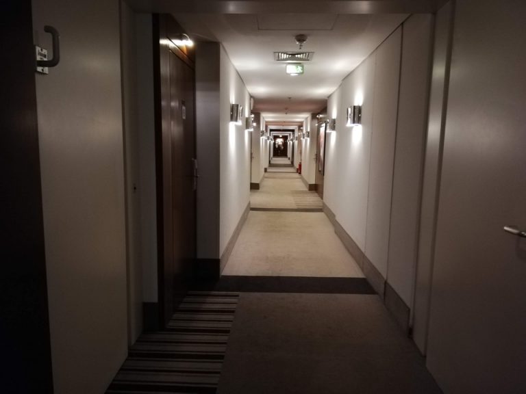 客室入口付近廊下