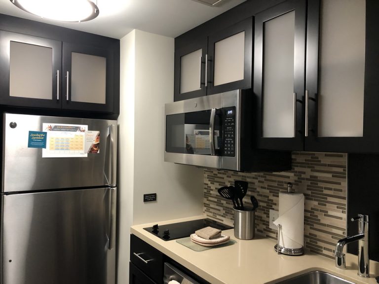 電子レンジがついてます