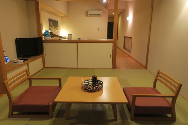 窓際から見た客室全体