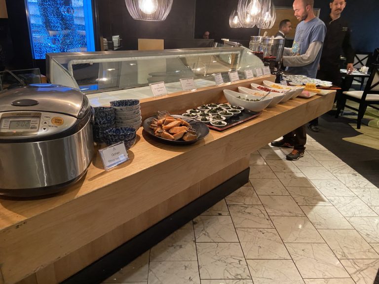 朝食料理ビュッフェ