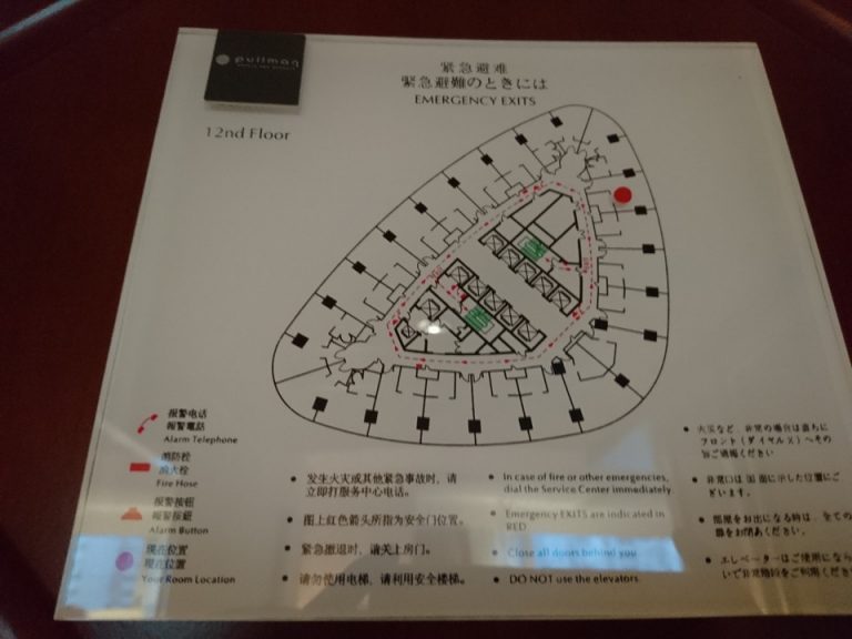 客室階見取り図