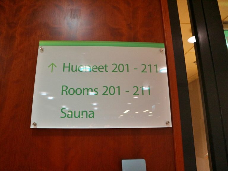 二階にサウナがありました