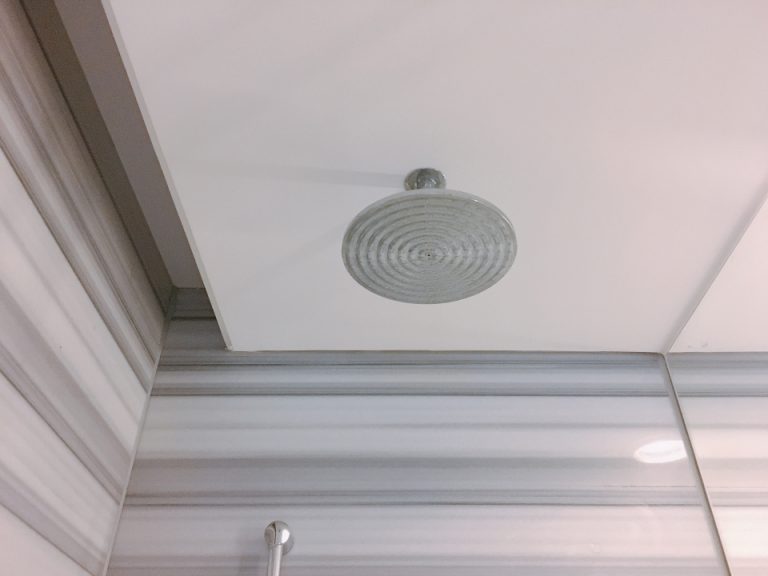 シャワールームのシャワー上