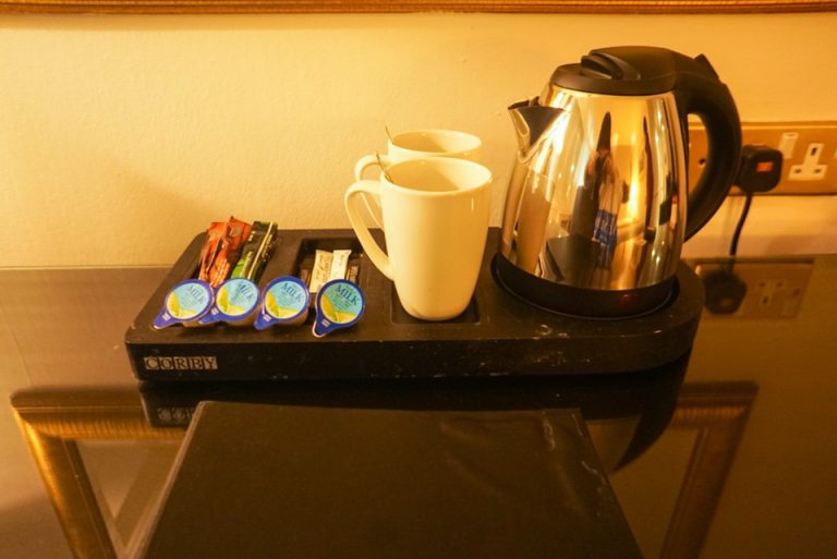 客室に用意されているカフェコーナーです