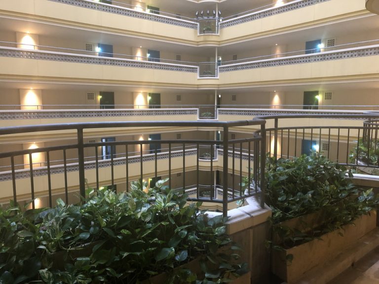 客室階廊下全体