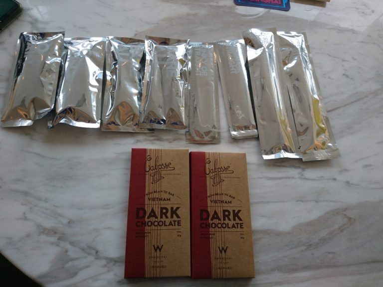 アメニティとフロントからのプレゼント