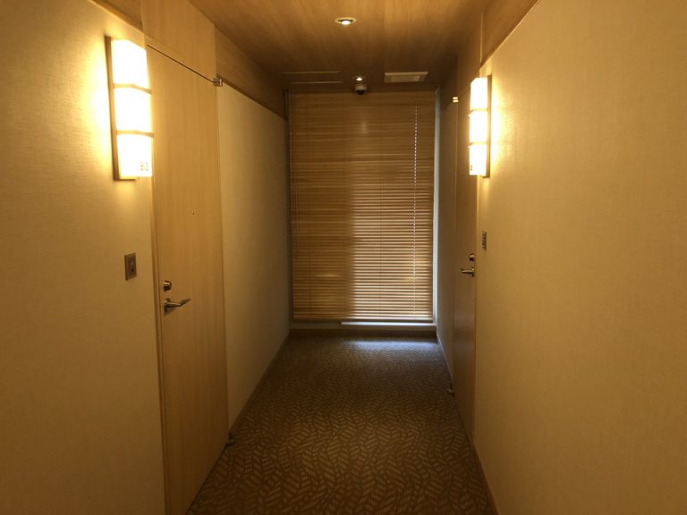 客室入口付近廊下