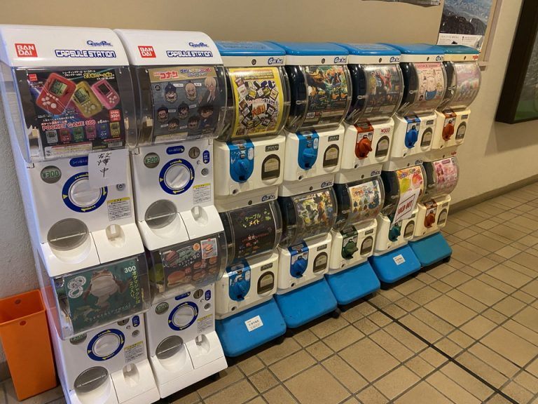 レストラン前のアミューズメントコーナー