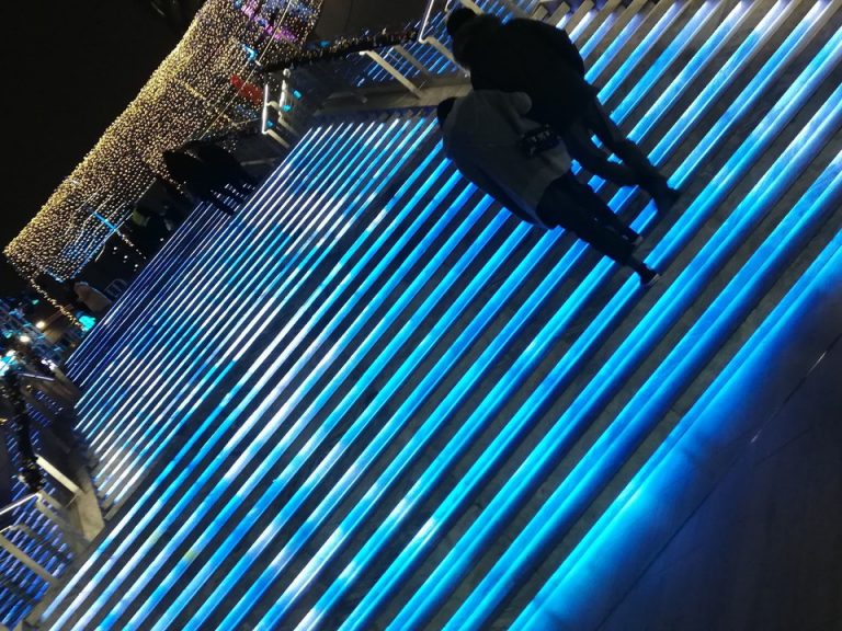 白玉蘭広場中央階段