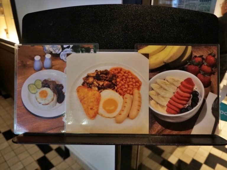 朝食は3種類から選びます