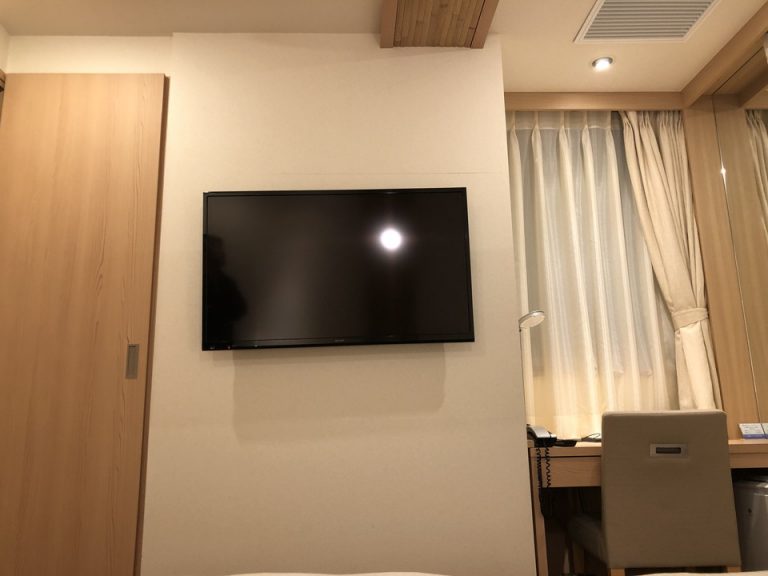 ベットからTV