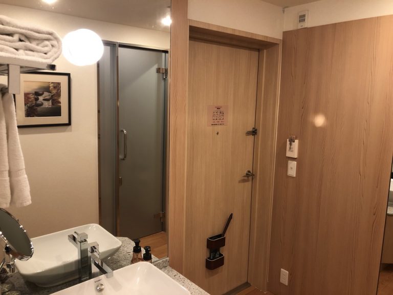 客室入口ドア内観