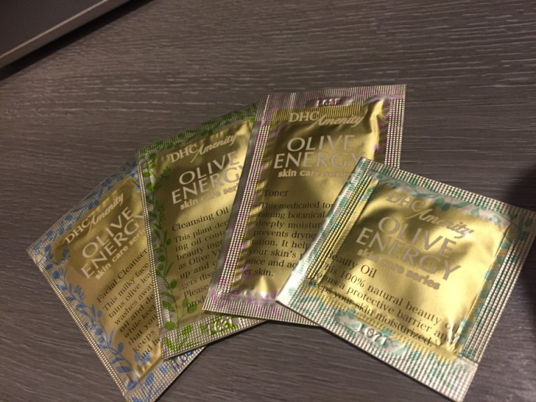 フロントでもらえる女性用アメニティ