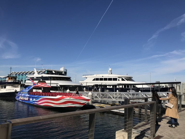 クルーズなどボートはここから乗れます。ホテルの目の前!