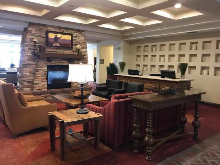 Iチェックインカウンター手前