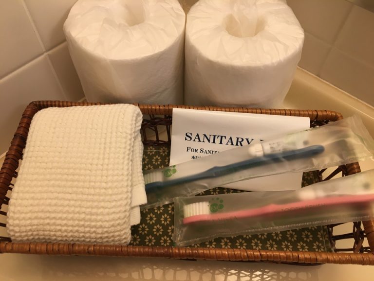 アメニティーー他の必要なアメニティーは1階のフロント近くで取る方式