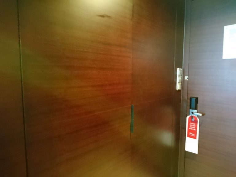 ドア横のクローゼット(閉じた状態)