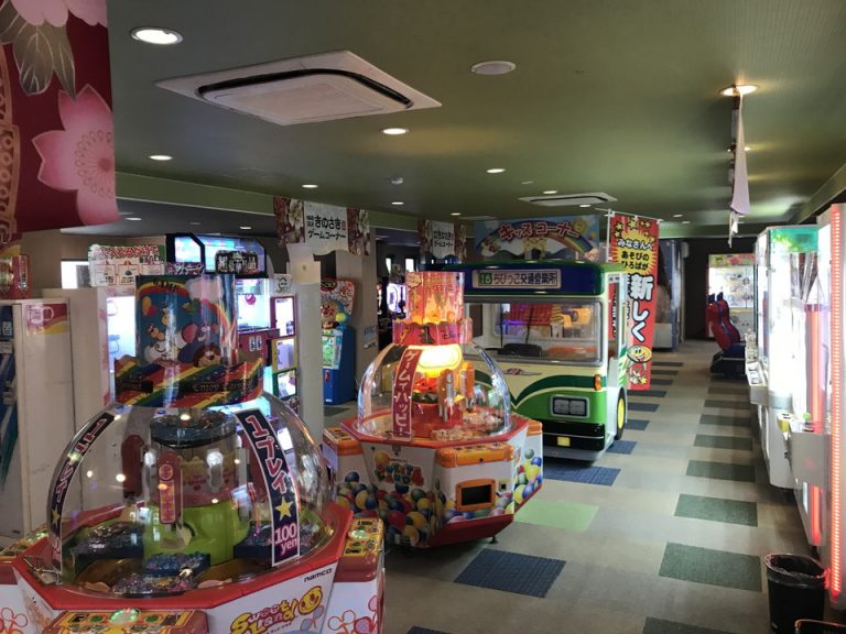 ホテル内ゲームコーナー