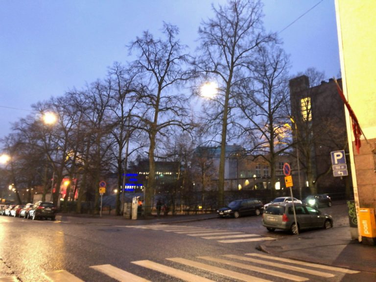 街の様子(ホテル横にある公園)