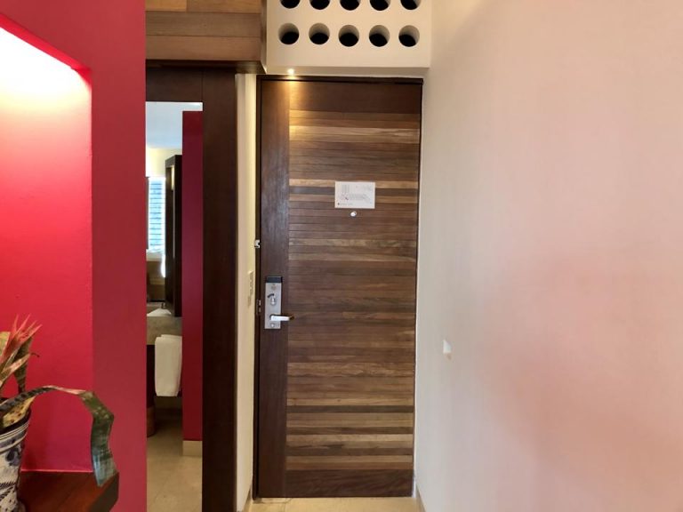 客室入口ドアの内観です。