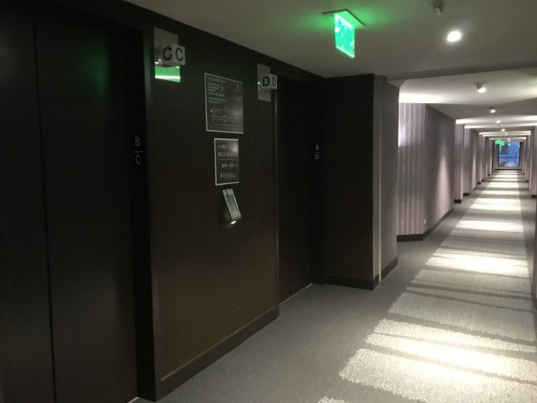 宿泊階エレベーター