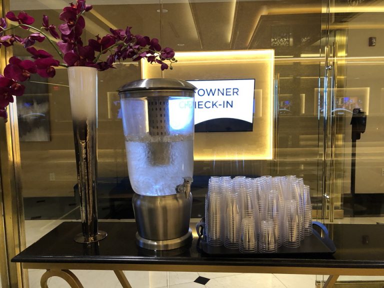 ロビーにはお水もありました。