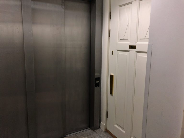 客室入口付近廊下