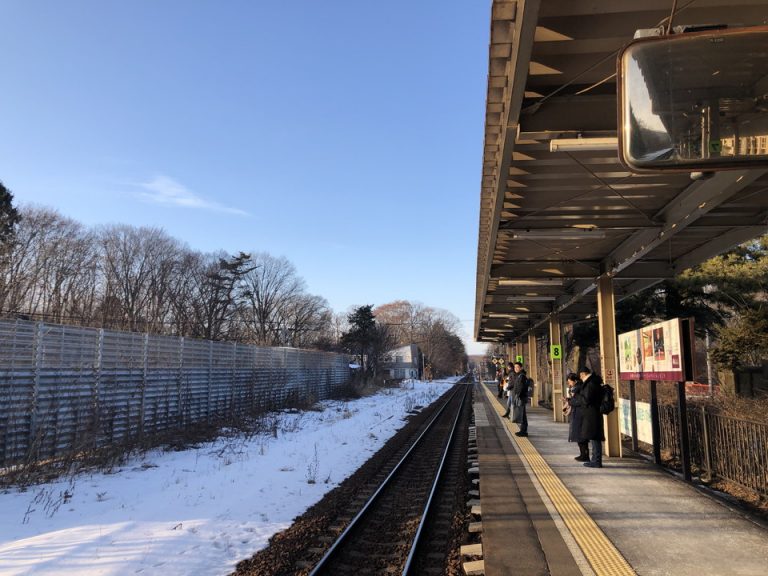 大沼公園駅 特急が停まる