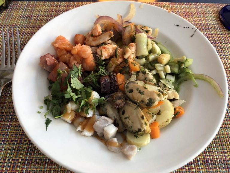 LA TRAJINERA ブュッフのお魚がとても美味しかったです。